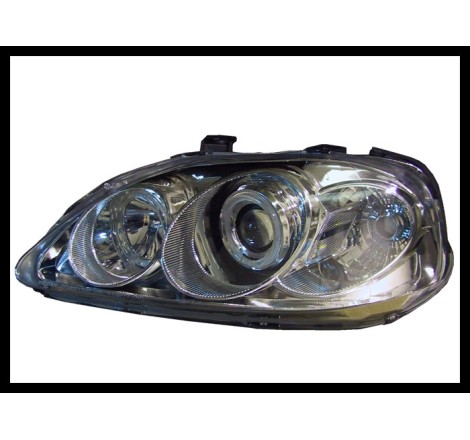 Faros Delanteros Ojos De Angel Honda Civic '99