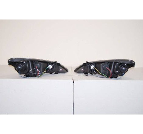 Faros Delanteros Hyundai Genesis 2P 08-11, Black, Luz De Dia