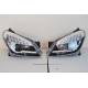 Set Of Headlamps Day Light Opel Astra H, 3 & 5 Doors, Blinker Led, Black