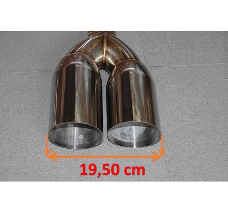 SCARICO BMW E60 M5 ROUND SLANT TIP