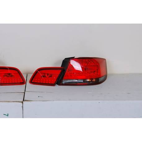 Set Of Rear Tail Lights BMW E92 2006-2009 Led Red/Smoked