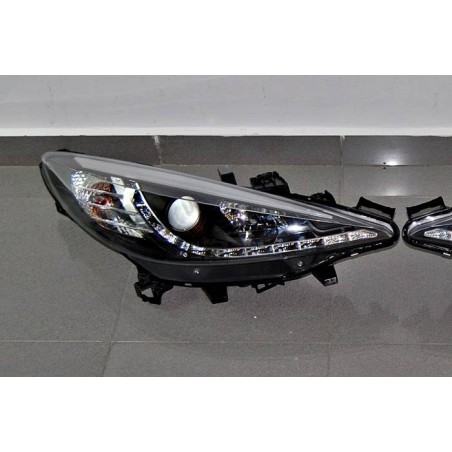 Fanali Day Light Peugoet 207 Nero