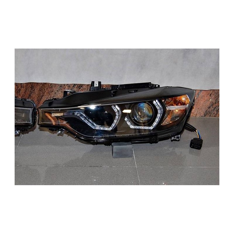 Fanali Day Light De Dia BMW F30 / F31 Xenon DRL Black