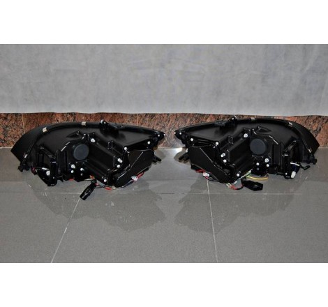 Faros Delanteros Luz De Dia AUDI TT 10-15 Xenon DRL Black