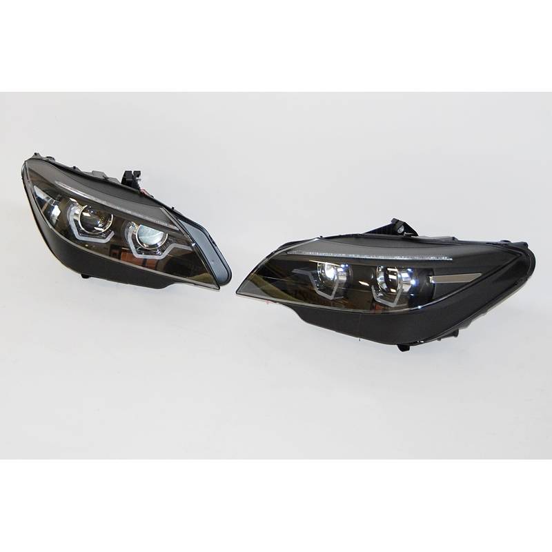 Set Of Headlamps BMW Z4 E89 0913 Black Drl Xenon Bimar Tuning