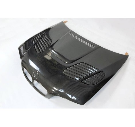 Cofano Carbonio BMW E46 98-01 2P Look M3 GTR