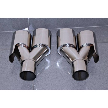 TERMINALI DI USCITA DI SCARICO TIPO BMW F10 E90 E92 E93 F30 F31 F32 F33 F36 E60 F10 F11 G30 F06 F12 F13