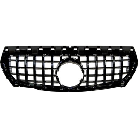Front Grill Mercedes W117 CLA 2013-2019 Look GTR FULL BLACK