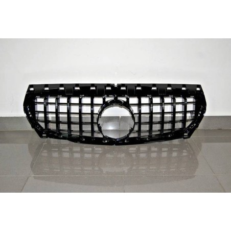 Front Grill Mercedes W117 CLA 2013-2019 Look GTR FULL BLACK