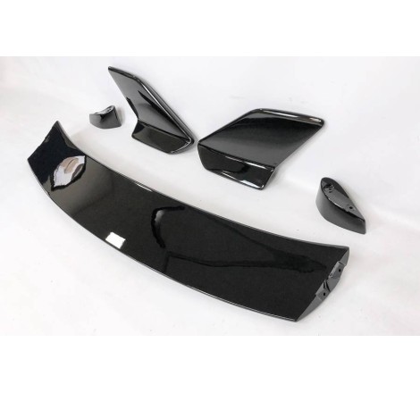 Alerón Honda Civic 2020 look Type R Negro brillante