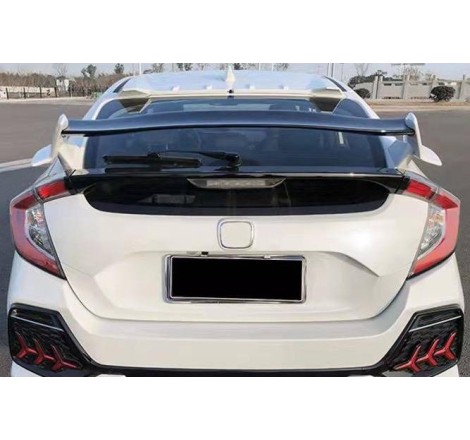 Alerón Honda Civic 2020 look Type R Negro brillante