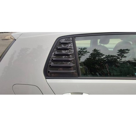 Cubre ventanillas Volkswagen Golf 7 / 7.5 5 Puertas Look Carbono