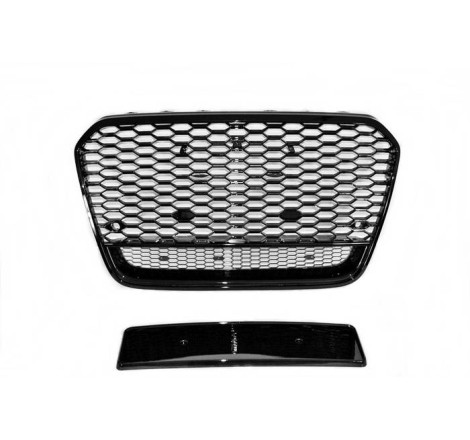 Front Grill Audi A6 11-14 Look RS6 Black II