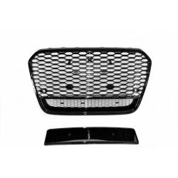 Front Grill Audi A6 11-15 Look RS6 Black II