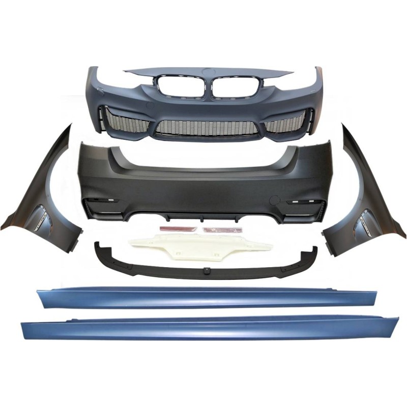 KIT  DE CARROCERIA BMW F30 LOOK M4 ALETAS