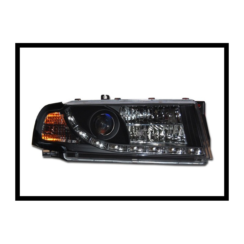 Fanali Day Light Skoda Octavia '01-04 Black