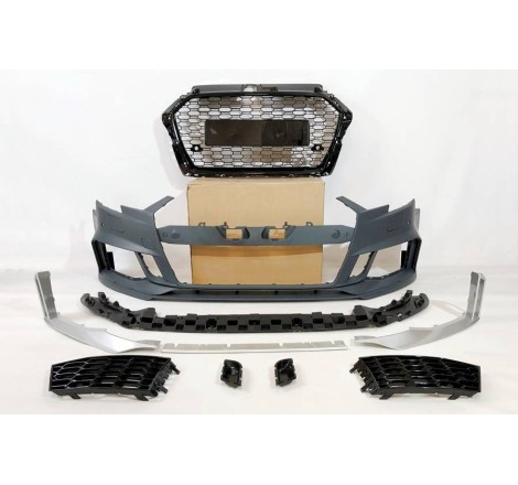 Paragolpes Delantero Audi A3 2016-2019 Sportback  Look RS3 Paragolpes Delantero Audi A3 2016-2019 Sportback  Look RS3