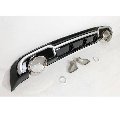 Rear Diffuser Audi A3 Sportback 2016-2019 Look RS3