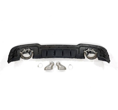 Rear Diffuser Audi A3 2016 Sportback Sline Look RS3 ABS