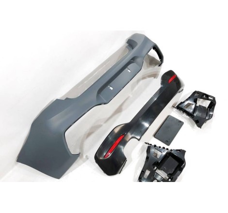 Rear Bumper BMW F20 /F21 LCI 15-18 look M-Tech 1 Exahust Simple