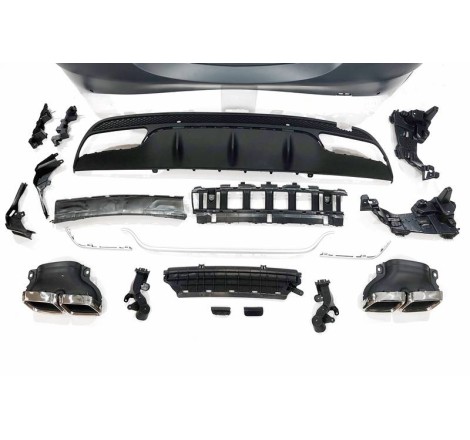 Paraurti Posteriori Mercedes W205 2014-2018 4P Look C63