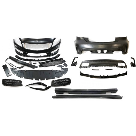 Kit Estetici Mercedes W176 A45 2012-2015 Look AMG Nessuna linea di fuga.