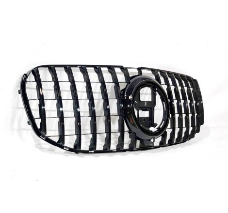 Parrilla Mercedes GLS X167 Look GT Negro Brillante
