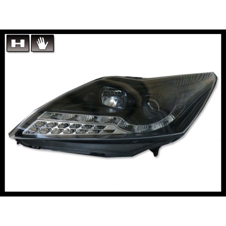 Fari Day Light Ford Focus 2008, Intermitente Led, Black