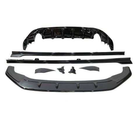 Kit De Carrocería Volkswagen Golf 7.5 GTI Look TCR Brillante Negro