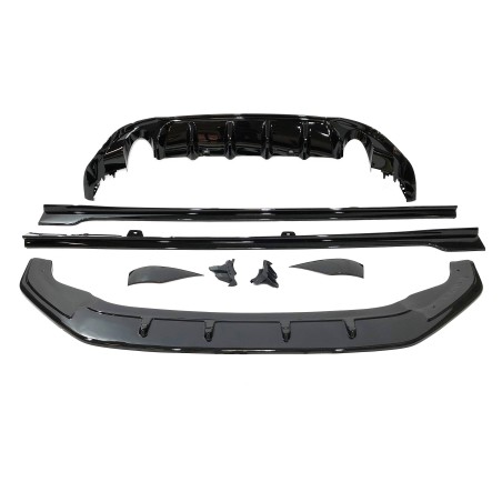 Kit De Carrocería Volkswagen Golf 7.5 GTI Look TCR Brillante Negro