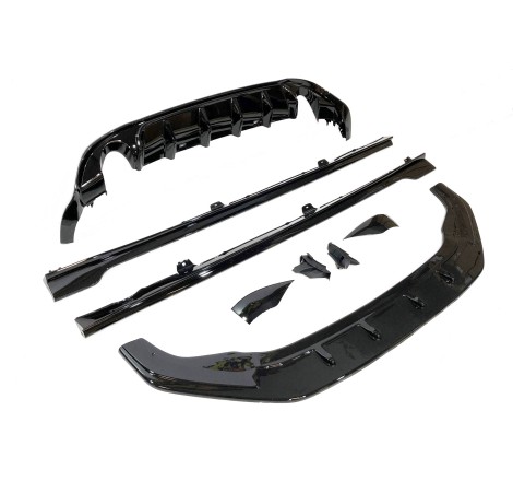 Kit De Carrocería Volkswagen Golf 7.5 GTI Look TCR Brillante Negro