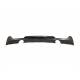 Rear Diffuser BMW F32 / F33 / F36 Look M-Tech 2 simple exhaust ABS