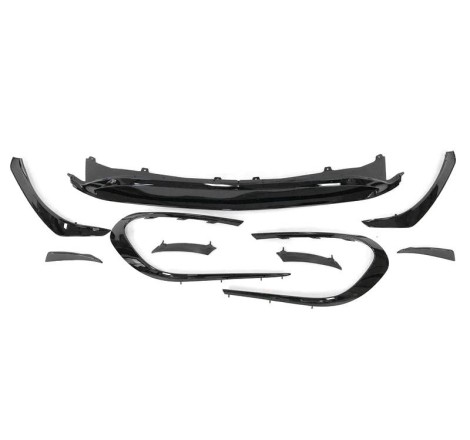 Front Spoiler Mercedes W117 Facelift 2017+ Look AMG A45 Glossy Black