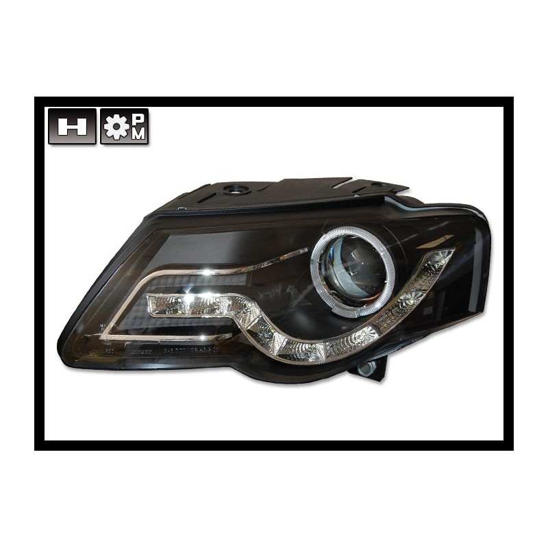 Faros Delanteros Luz De Dia Volkswagen Passat '05, Black