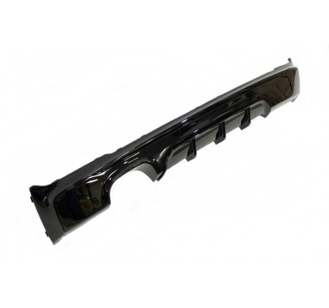 Difusor Trasero BMW F22 / F23 look M Performance Brillante Negro