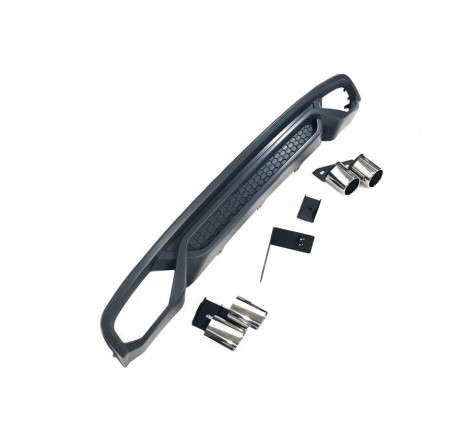 Rear diffuser AUDI A4 B8 LIMOUSINE / AVANT ABS