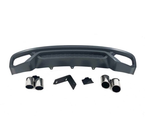 Rear diffuser AUDI A4 B8 LIMOUSINE / AVANT ABS