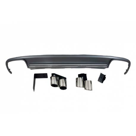 Rear diffuser AUDI A4 B8 LIMOUSINE / AVANT 2012-2015 ABS