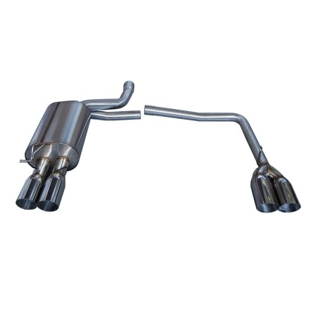 SCARICO BMW E60 M5 ROUND SLANT TIP