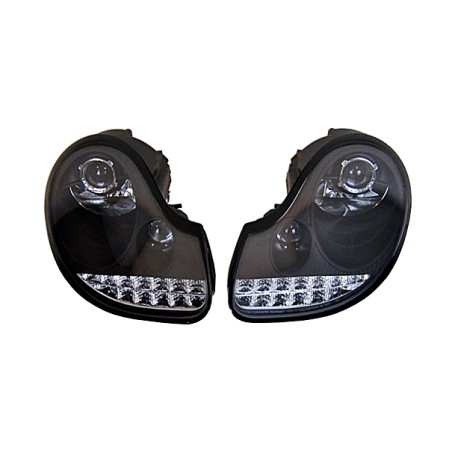 Fanali Day Light Porsche 996 / 986 97-02 BLACK