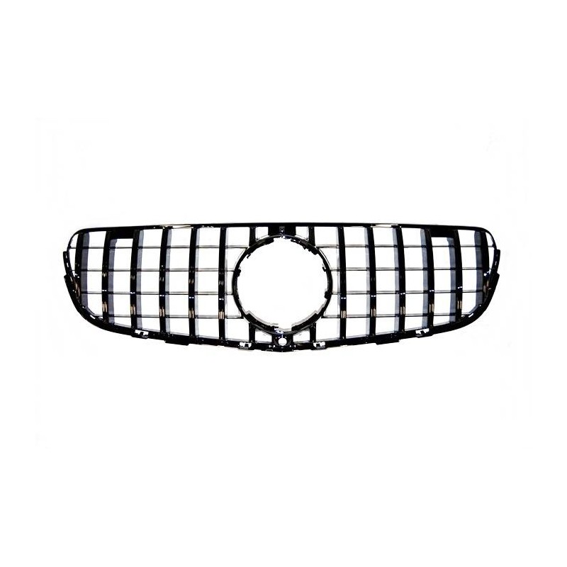 Front Grill Mercedes GLC X253 2015-2019 Look GT Glossy Black