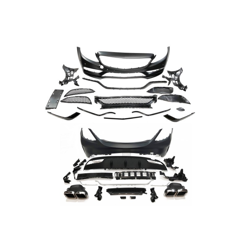 Kit De Carrocería Mercedes W205 2014-2018 4p Look AMG