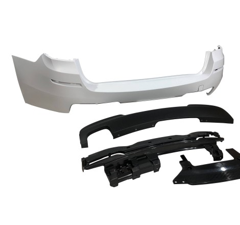 Paragolpes Trasero BMW F11 10-16 Look M-Tech 1 Salida