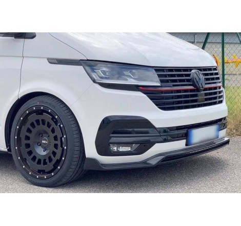 Front Spoiler Volkswagen T6.1 Glossy Black