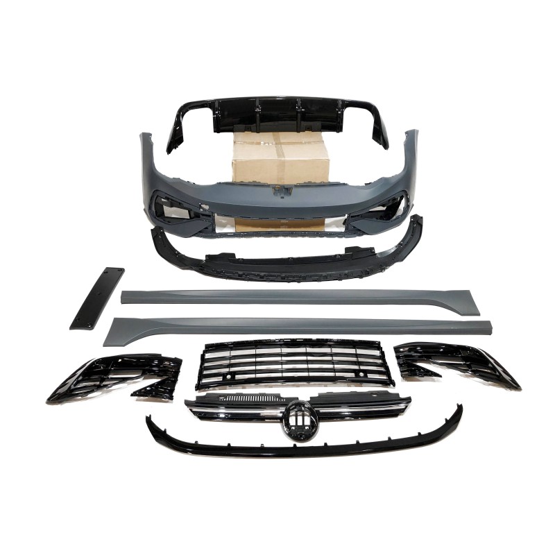 Kit De Estetici Volkswagen Golf 8  3/5 Porte Look R20 2 Scarico