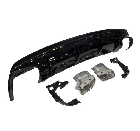 Difusor Trasero Mercedes CLA W117 2013-2015 4D/SW Style Facelift look A45