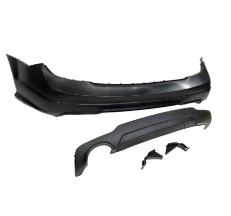 Paragolpes Trasero Mercedes W204 07-13 2-4P 1 Salida Look AMG ABS
