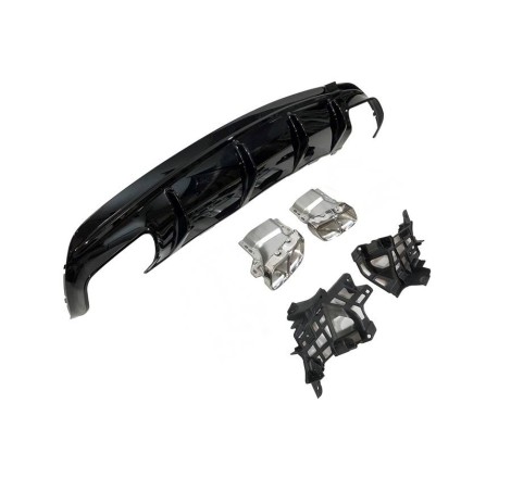 Difusor Trasero Mercedes CLA W117 2016-2018 4D/SW Style Facelift look A45