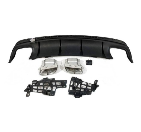 Difusor Trasero Mercedes CLA W117 2016-2018 4D/SW Style Facelift look A45