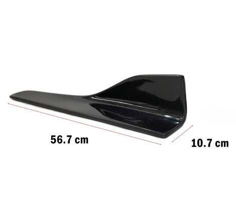 Difusor Taloneras BMW F87Look  M2 / F30 / F31 / F22 / F23 Carbono